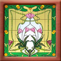 Interior design home decor contemporary art: vetrate decorate ... Vetrate stile liberty