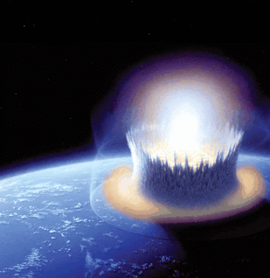 Explosions Hitting+earth