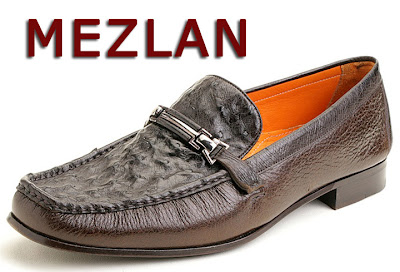mezlan genuine ostrich shoe