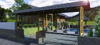 Desain Rumah Bambu