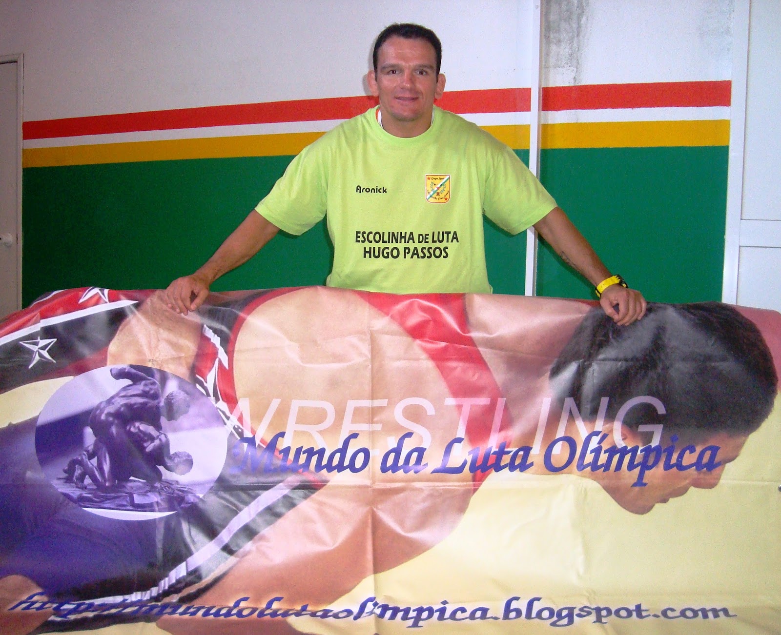 Hugo Passos apoia o Mundo da Luta Olímpica