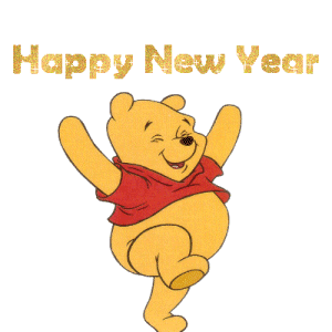 new year wishes by pooh