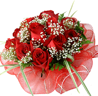 Valentines Red Roses Bouquet