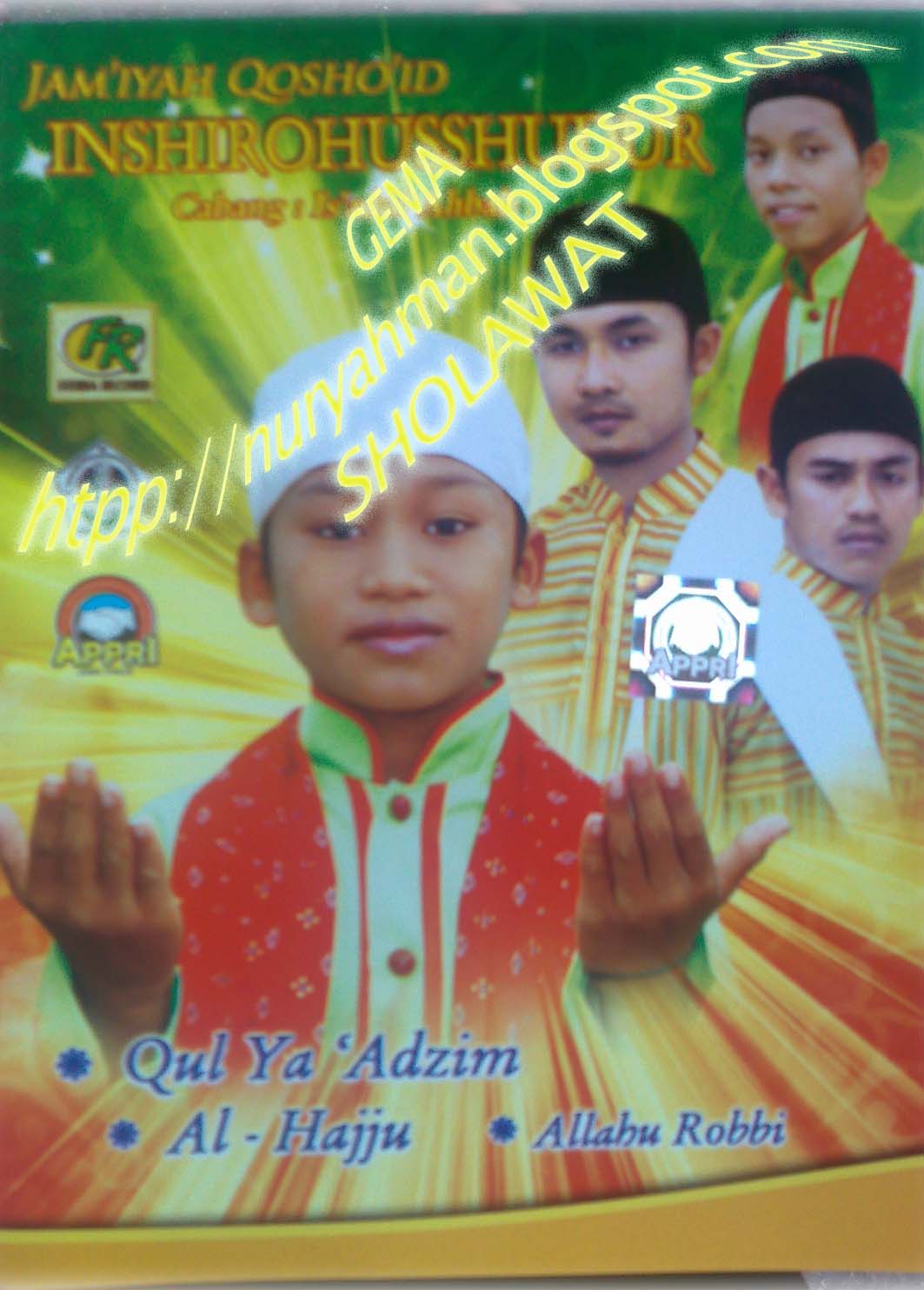 Album Qul Yaa Adhim Inshirohussshudur Group
