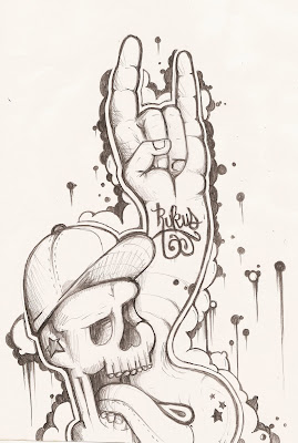 cool drawing skulls