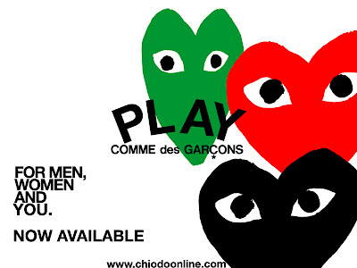 comme des garcons play logo