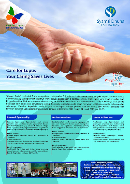 Care for Lupus, SDF Awards