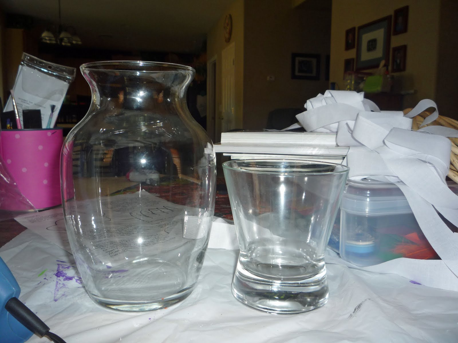 Crafting With Maryann & Friends Homemade Glass Hurricane Jar