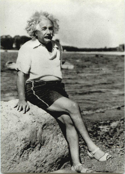 Albert Einstein.