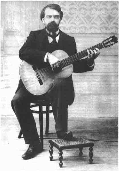 francisco tarrega tárrega guitar 1909 1852 composer classical spanish asís guitarist influential december november he