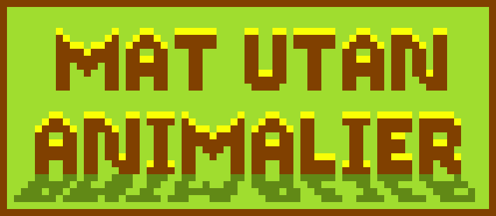 Mat utan animalier