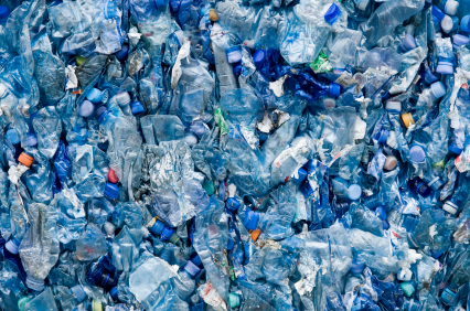 bottled water landfill
