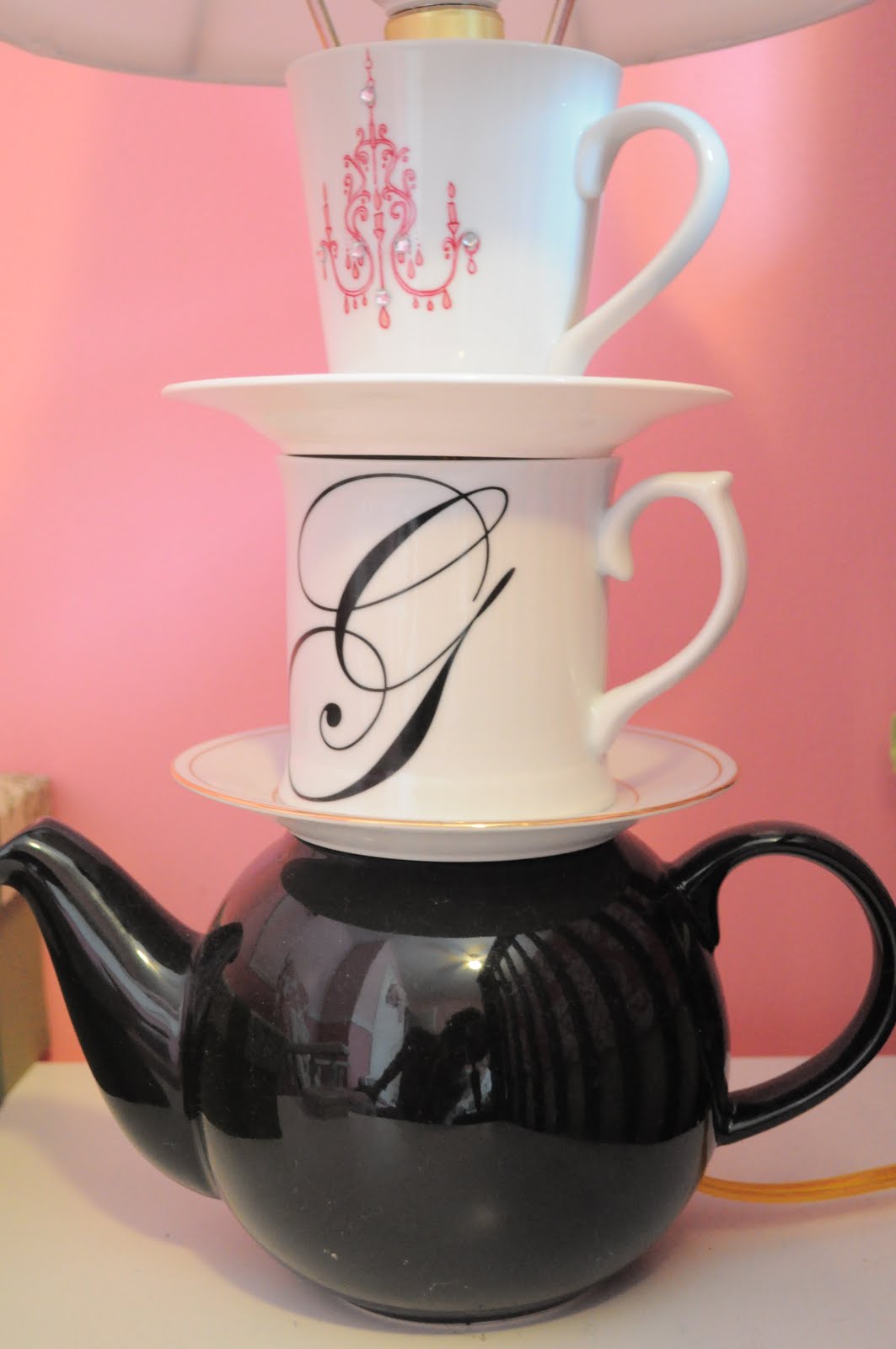 DIY How to Make a Teacup Lamp Pretty Real