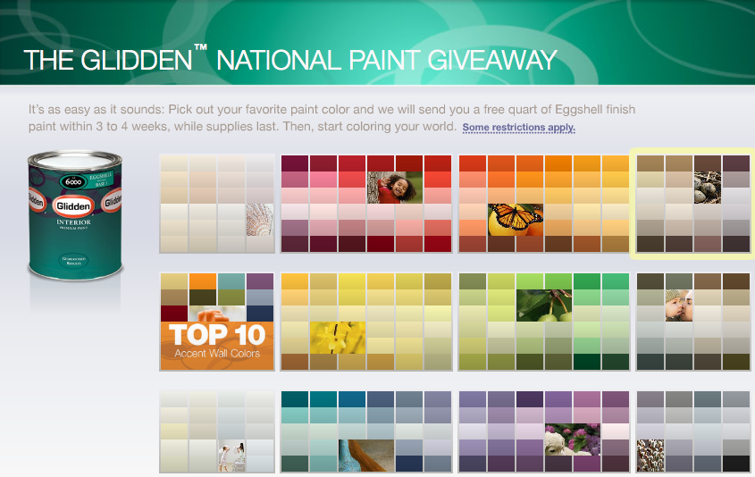*The Thrifty Home FREE FridayGlidden National Paint Giveaway
