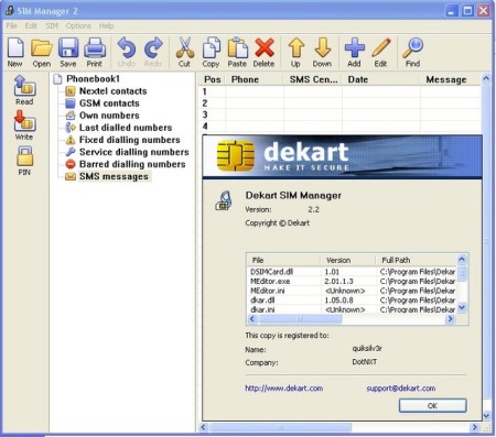 Dekart Sim Manager