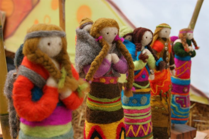 muñecas de vellon