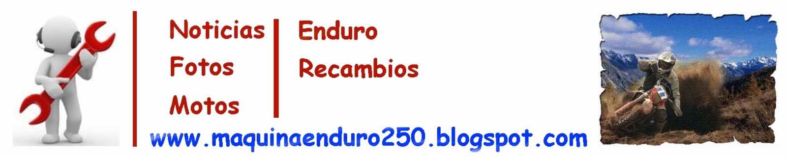 Maquinas 250cc Enduro para los Endureros