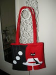 Bolso moderno en  fieltro