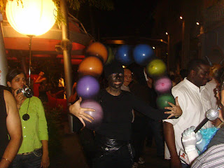 balloons with stockings