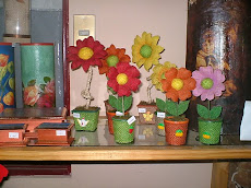 flores arpillera