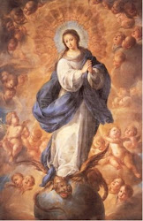 8 de diciembre: LA INMACULADA CONCEPCIÓN DE LA SANTÍSIMA VIRGEN. Solemnidad. De precepto