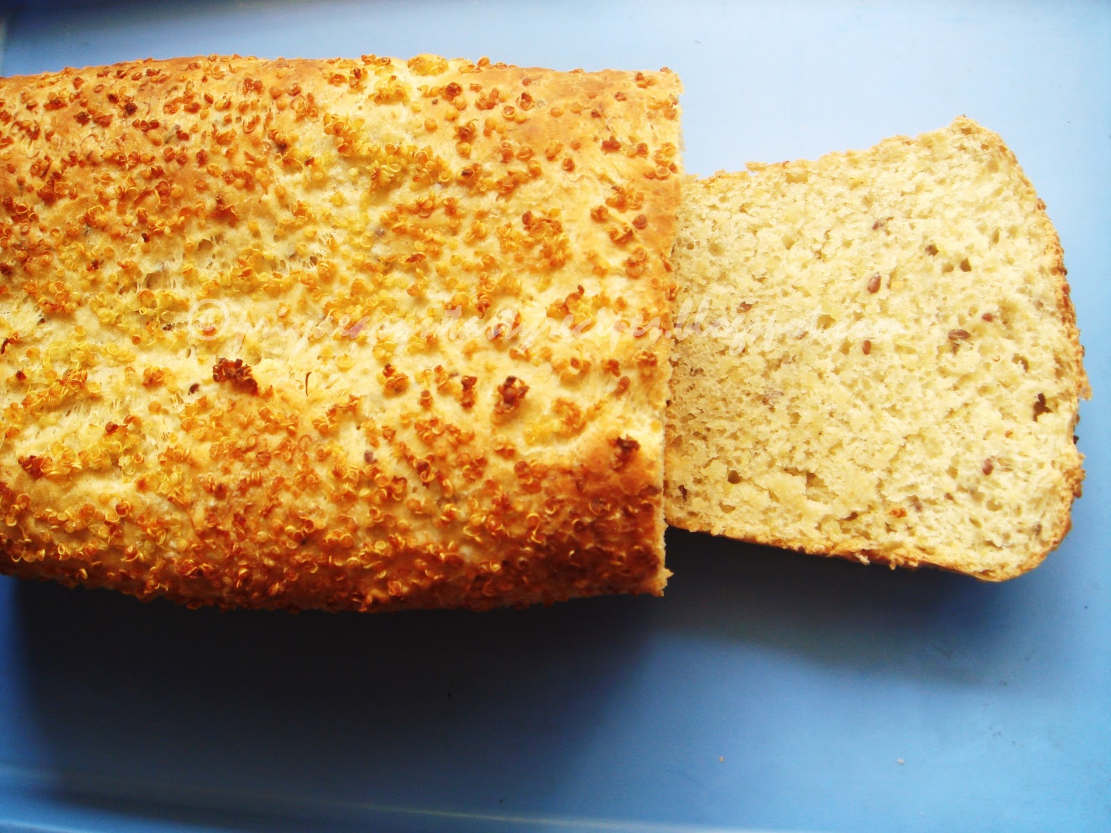 Priya's Versatile Recipes Quinoa & Flax Seeds Bread