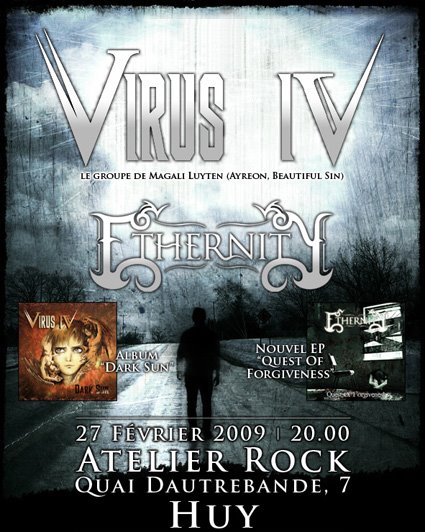 Virus IV + Eternity (27/02/09) Atelier Rock, Huy, Belgium.