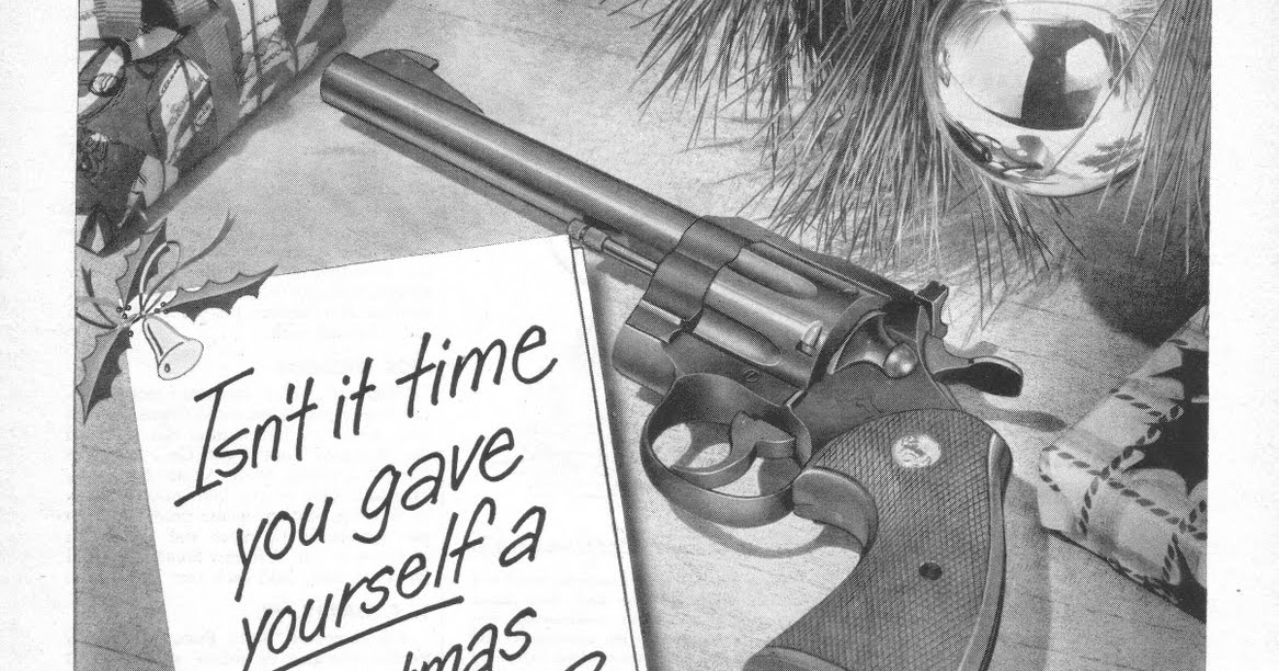 1950 Colt Firearms Xmas ad Featured on Collector's Envelope *XS949 