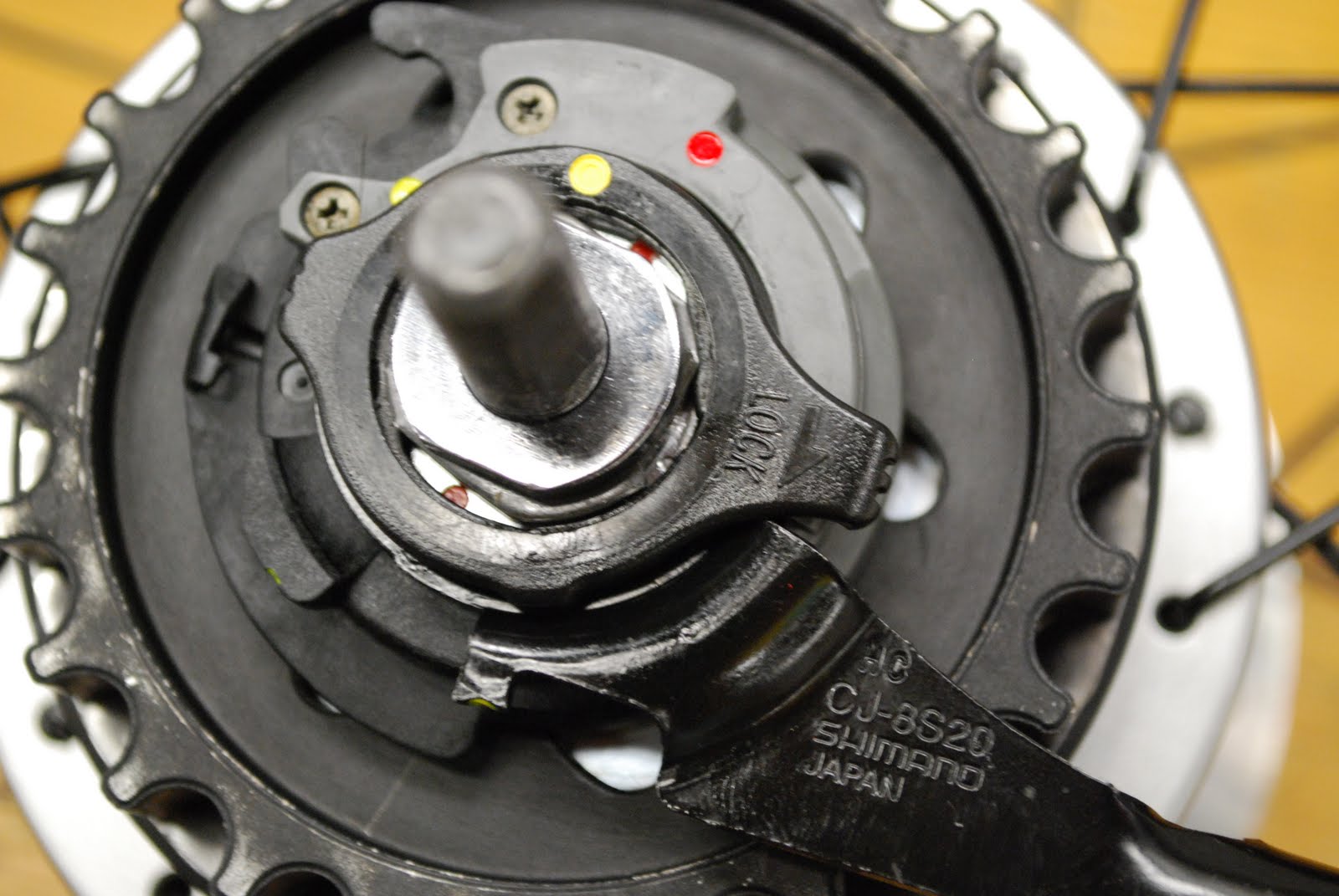 The Golden Wrench The Servicing of an Internally Geared Hub