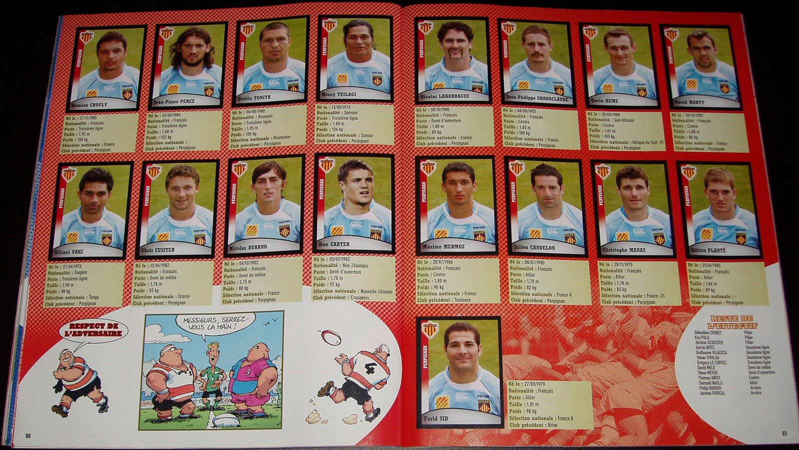 Collezionista PANINI RUGBY 2009