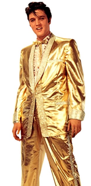 elvis gold lame suit