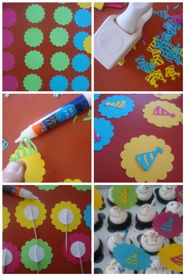 Buttercream Buzz How to make a cupcake topper