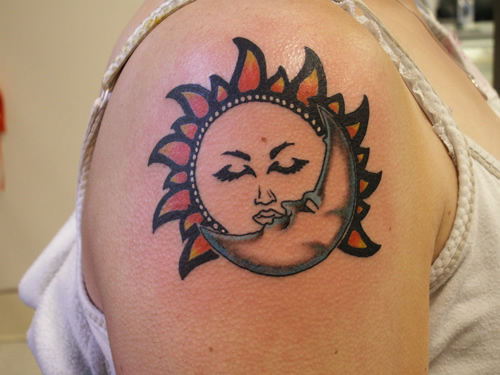 sun and moon tattoo design. sun and moon tattoo designs.