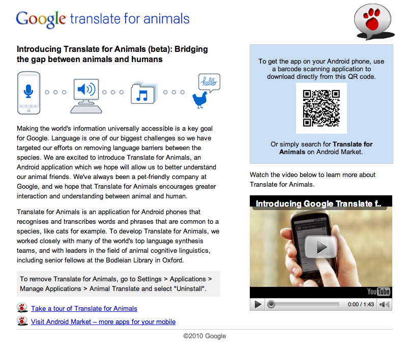 google animal translator app download