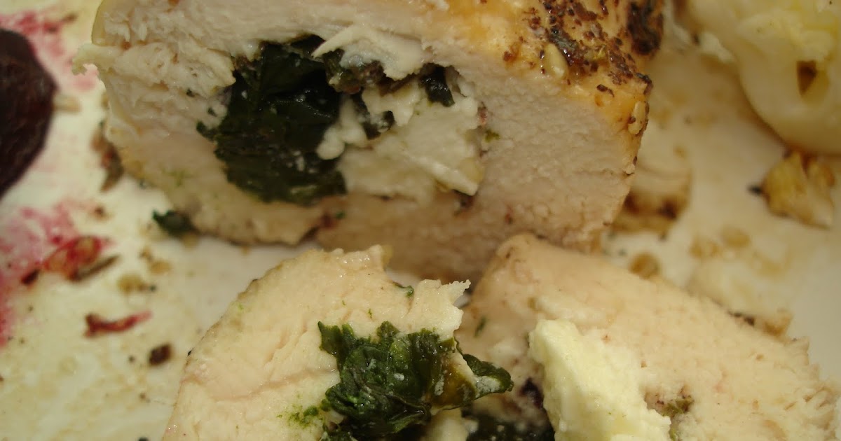 The Tiny Skillet Spinach and Feta Stuffed Chicken Breast