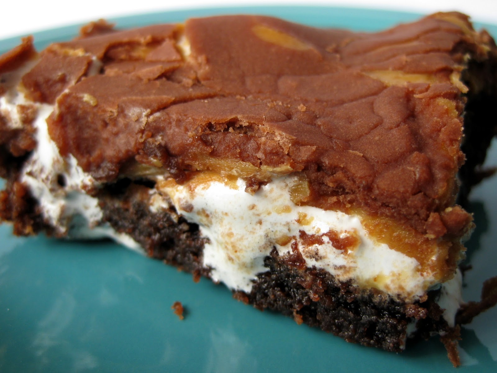 In the Long kitchen Gooey Peanut Butter Brownies