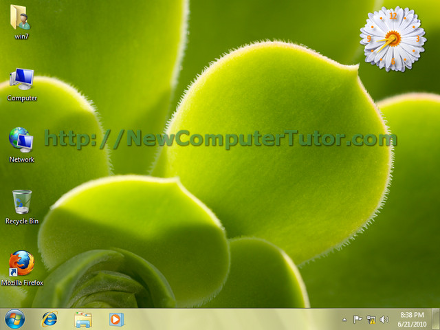 Computer Tutor Get Familiar With Windows 7 Desktop Part 2