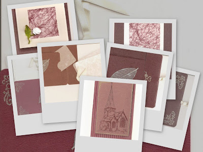Burgundy Wedding Invitations A Collage of my new Burgundy Collection to be
