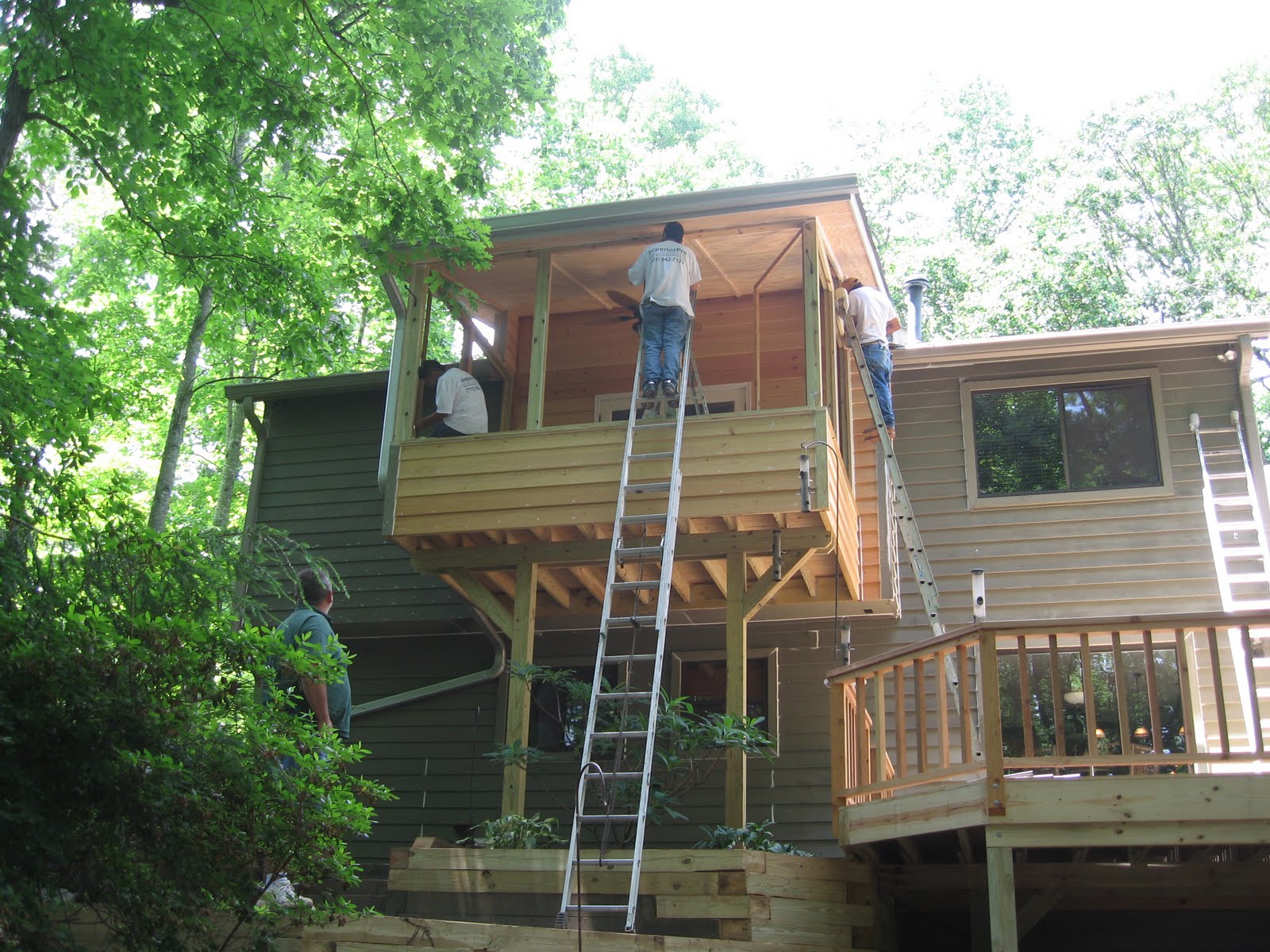Just Another Day At Work Screen Porch Off Of Master Bedroom