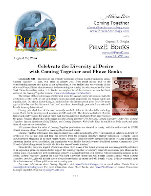 Press Release for Coming Together: At Last