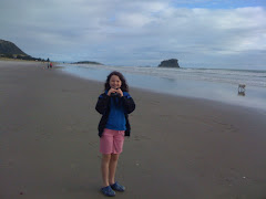 Emily enjoying the beach