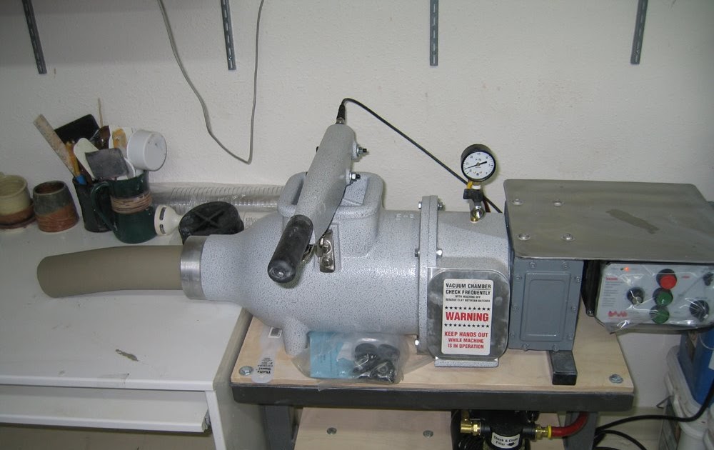 Creative with clay Pottery by Charan Sachar VPM9 Peter Pugger Pugmill