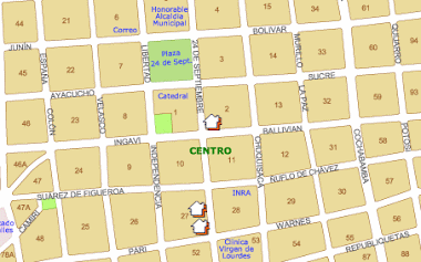 Map Santa Cruz