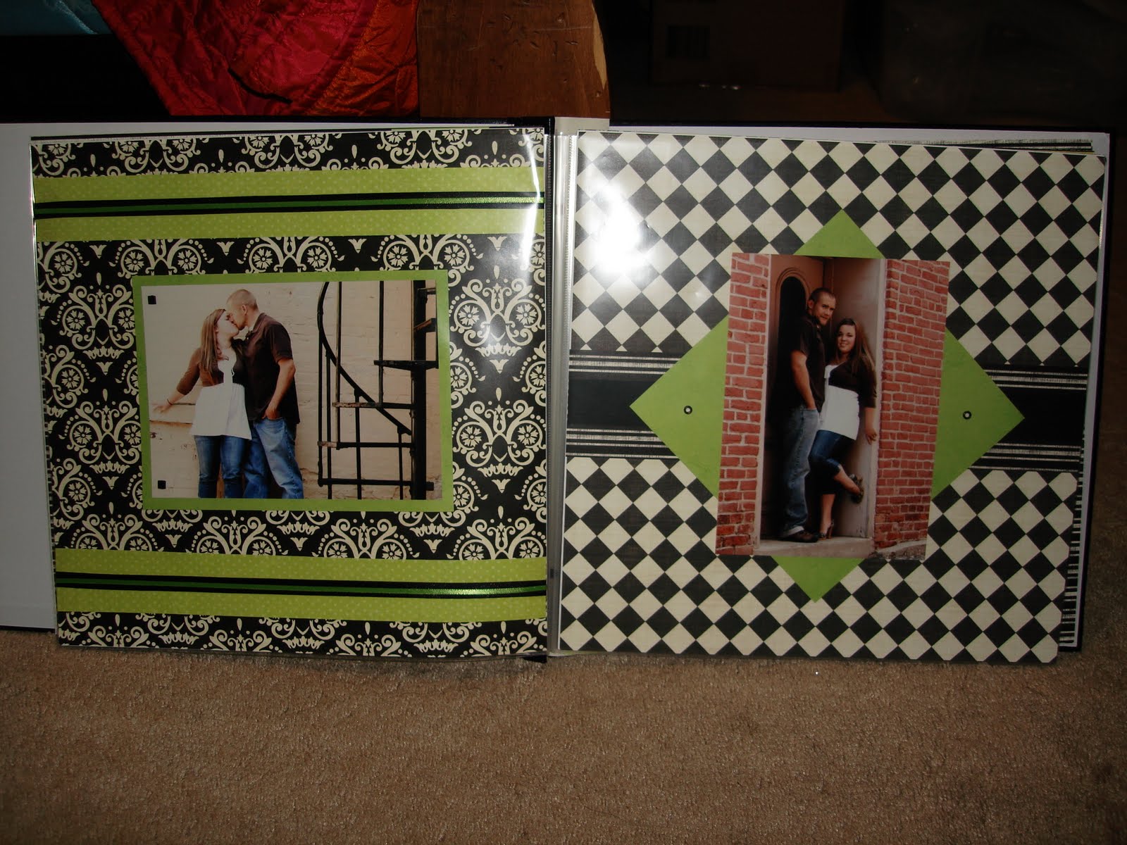 Happily After All DIY Engagement Pictures Scrapbook, Part Two