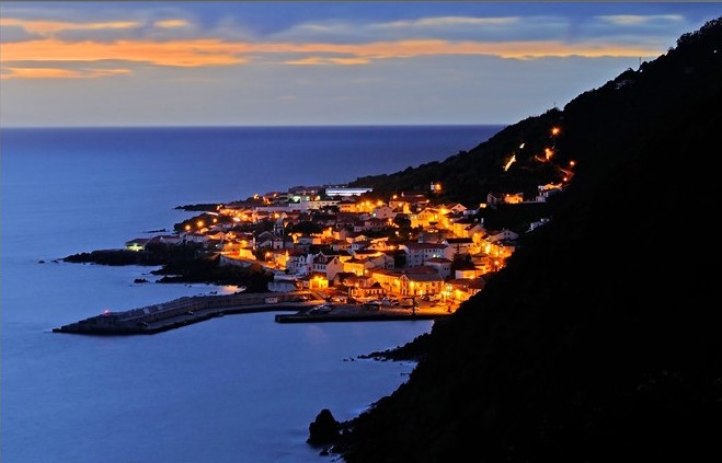 NIGHT FALL IN CALHETA TOWN