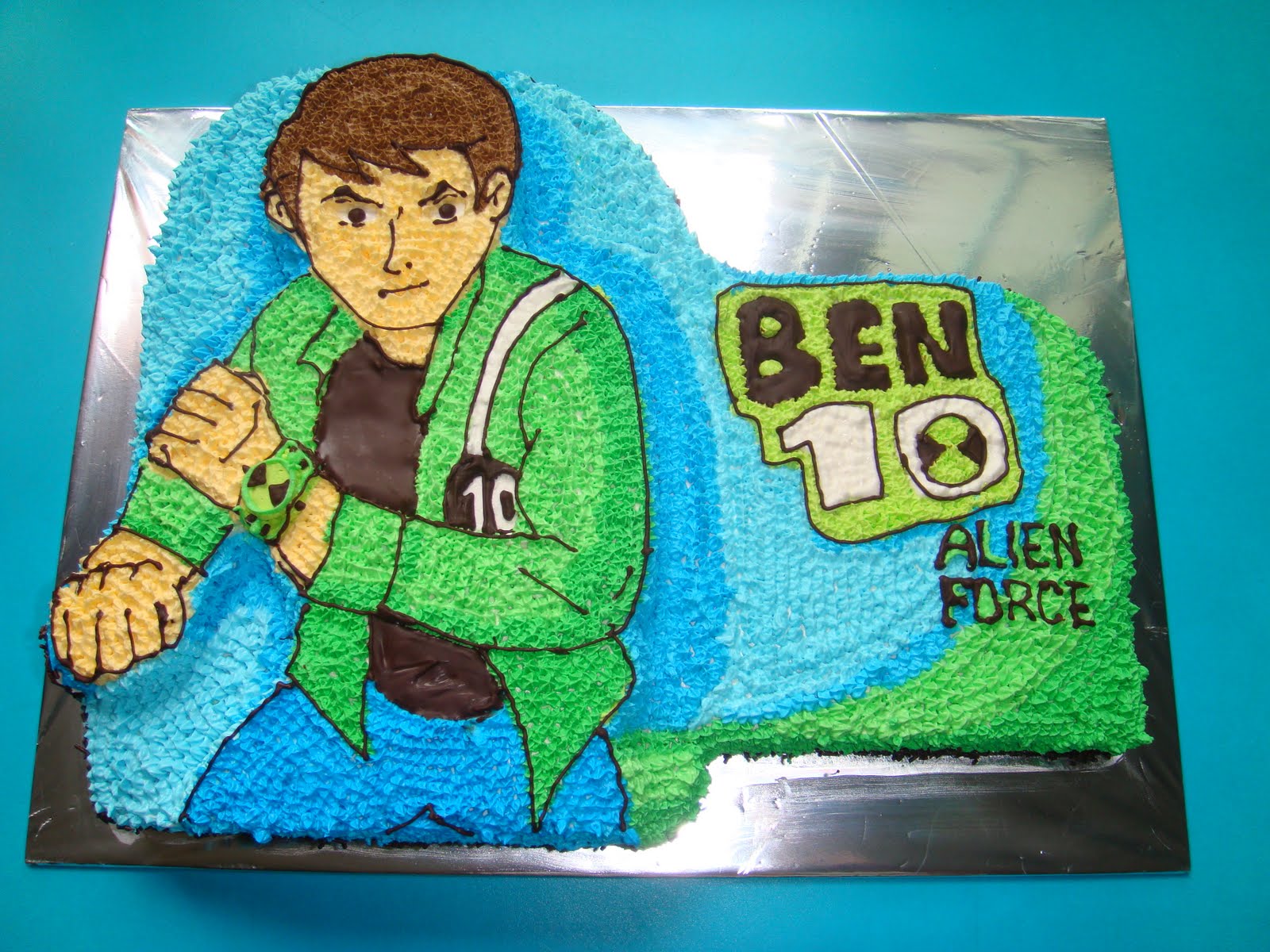 Yummy Baking: Ben 10 Birthday Cake