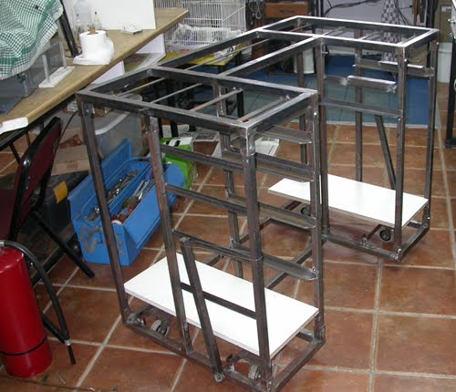 ruedas en bancos de trabajo