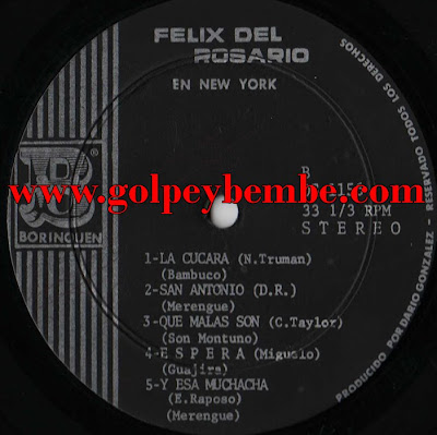 Felix del Rosario - In New York