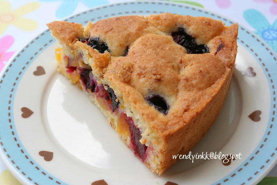 Table for 2.... or more Stone Fruit Tea Cake