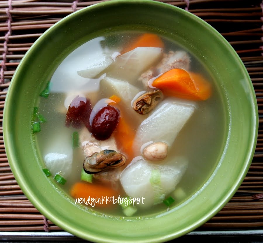Table for 2.... or more White Radish Soup